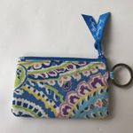 Vera Bradley Key chain ID holder Floral Blue Photo 2