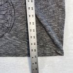 Desigual Graphic T-Shirt Floral Print 3/4 Sleeve Top Heather Gray L Photo 2