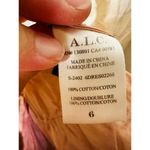 A.L.C. Multicolored Cotton Tan White Halter Neck Maxi Dress Size 6 Photo 8