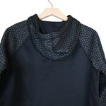 Nike  Womens S Therma Fit Just Do It Black Yellow Oversized Pullover Hoodie Photo 3