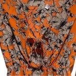 💙SALE 3/$25 COSITA LINDA PLAYSUIT CORAL PRINT ROMPER BEACHWEAR S Orange Photo 5