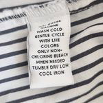 Style & Co . White and Black Stripe Button Down Blouse Size 16 Striped Blouse Photo 6