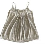 NY&Company silky tank top gray and white XS EUC Photo 2
