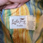 Leslie Fay VINTAGE 1970’s  knits tie back maxi dress Photo 3