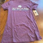 NWT WOMENS MAROON SALT WATER SOUL TEE SHIRT LARGE Photo 0