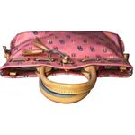 Dooney & Bourke Pink Multicolor Rainbow DB Monogram Tote Bag Photo 4