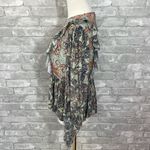 Anthropologie Bl^nk Moira Ruffled Peplum Top Photo 4