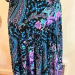 Vintage Benson & Smith Rayon Drop Waist Floral Paisley Boho Cottagecore Dress 9 Blue Size undefined Photo 8