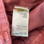 Free People  Ray Coral Corduroy Button Front Mini Skirt Size 0 Photo 8