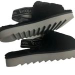 Koolaburra by UGG Women's Fuzz Oh Black Faux Fur Slip Photo 3