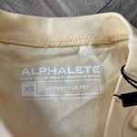 Alphalete Women’s Performance Outlined LS Crop - Sea Salt , Size XS Photo 7