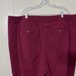 Lane Bryant  Women's S Dress Pants Burgundy Size 26R EUC Photo 6