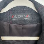 Vintage Alorna Petite Women's 100% Wool Windowpane Plaid Pea Coat, Size M, EUC Gray Size M Photo 3