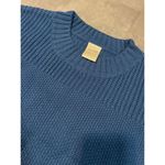 Blair  Blue Knit Sweater Cozy Casual Pullover‎ Crewneck size S B-131 Photo 2