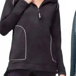 Good American Hero Performance Black Hoodie Tunic Size 2/3 M/L Photo 0