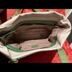 Kate Spade Green and White Leather Handbag Photo 8