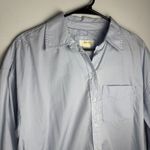Anthropologie  Maeve The Bennet Oversized Buttondown Shirt Oxford Edition Blue XS Photo 7