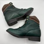 Laredo  Performair Boots Women's 8 Green Leather‎ Fringe USA Made VTG 90s w/box Photo 9