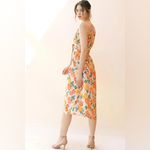 Storia  Warm Floral Midi Dress Photo 4