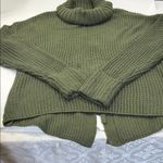 American Rag  Forest Green Turtleneck Sweater Photo 2