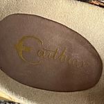 Earthies Setina Wedge Sandal Women 11 Taupe Leather Laser Cut Platform Boho Chic Brown Photo 13