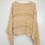Free People NWOT Coconut V-neck Sweater In Sandy Combo Size Small Photo 7