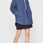 Club Monaco  Cozy Shirt Jacket in Heather Blue, Size XL New w/Tag Retail $249 Photo 0
