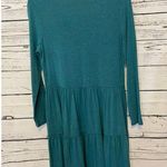 Matilda Jane  Teal Midi Dress Long Sleeve Size Small Photo 2