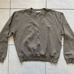 Z Supply  Grey Olive Sweatshirt Crewneck Photo 0