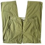 Madewell Garment-Dyed Low-Slung Straight Cargo Pants in Classic Olive Size 27 Photo 7