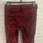 Altar'd State velvet pull on Maroon pants flared retro hippie size Small witchy Photo 5