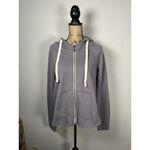 O'Neill  size Medium M Gray full zipper front sweatshirt hoodie jacket Women's Photo 1