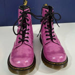 Dr. Martens 1460 Pink Glittery Combat Boot Women’s Size 7 Photo 0