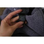 The North Face Sweater Jacket Full Zip Up Heathered Purple Womens XS Photo 3