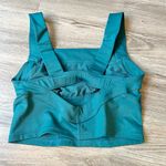 Free People Movement Teal Square Neck Workout Crop Top Size S Photo 5
