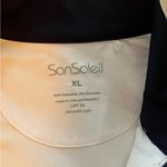 Women’s San Soleil UPF 50 White Long Sleeve Tennis Pullover size XL Photo 6