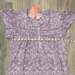 NWT Pink Label Modest Lavender Floral Nightgown Short Sleeve Sleep Gown Size M Purple Size M Photo 1
