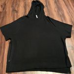 Lululemon  Black Hooded Poncho t shirt hoodie! Oversized small Photo 5