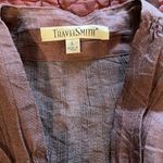TravelSmith Women's Brown Linen Blend Blazer Size L Size L Photo 4