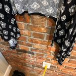 Como Black  womens waterfall hem western aztec boho vest cardigan black 2X Photo 1