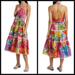Farm Rio ππ Rainbow Chita Flower Midi Dress ~ Medium M NWT Photo 9