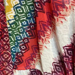 Lane Bryant WO SIZE 14/16 SHEER BOX PONCHO TOP DRAWSTRING WAIST VIBRANT … Photo 4