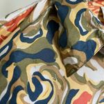 Capezio Vintage  floral silk button blouse long sleeve lightweight sheer Photo 7