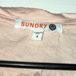 Sundry  Women’s Light Pink La Vie Est Belle Twist Racerback Tank Top Size L Photo 2