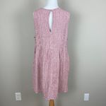 4 Our Dreamers Dress Womens L Red Stripe Linen Cotton A Photo 9