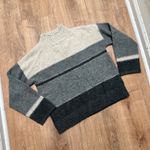 Universal Threads | Striped Colorblock Cozy Knit Mock Neck Pullover Sweater Photo 1