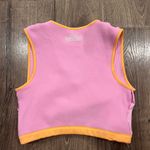 No Boundaries No‎ Boundaries Pink Top with Orange Trim Photo 3