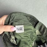 Paige Anthropologie Sutton Ultra High-Rise Corduroy Pants Olive Green Size 31 Photo 5