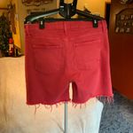 Gap  women’s denim dark pink frayed hem size 10/30 Photo 1