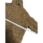 Cambridge Dry Goods Woman Full Zip Hooded Sweater Size X Wool Alpaca Blend Warm Brown Photo 4